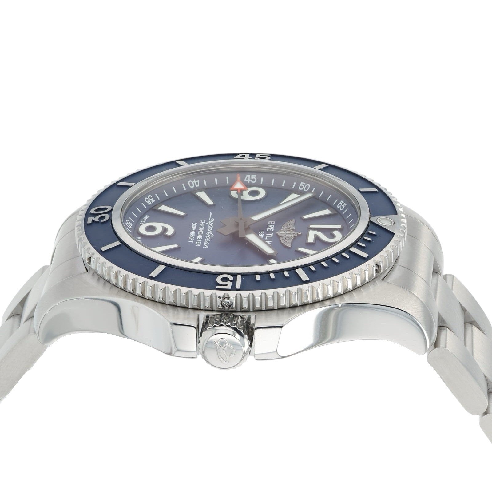 Breitling Superocean Blue Dial Stainless Steel 42mm Automatic Men’s Watch A17366