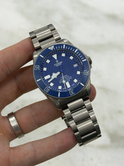 2026 Tudor Pelagos Date Blue Dial Titanium Men's Watch 25600TB - Box & Papers