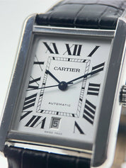 Cartier Tank Solo XL Stainless Steel 31mm Automatic Men’s Watch W5200028