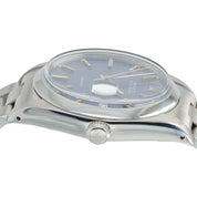 Rolex Oysterdate Precision Stainless Steel Blue Dial 34mm Manual Wind Mens 6694