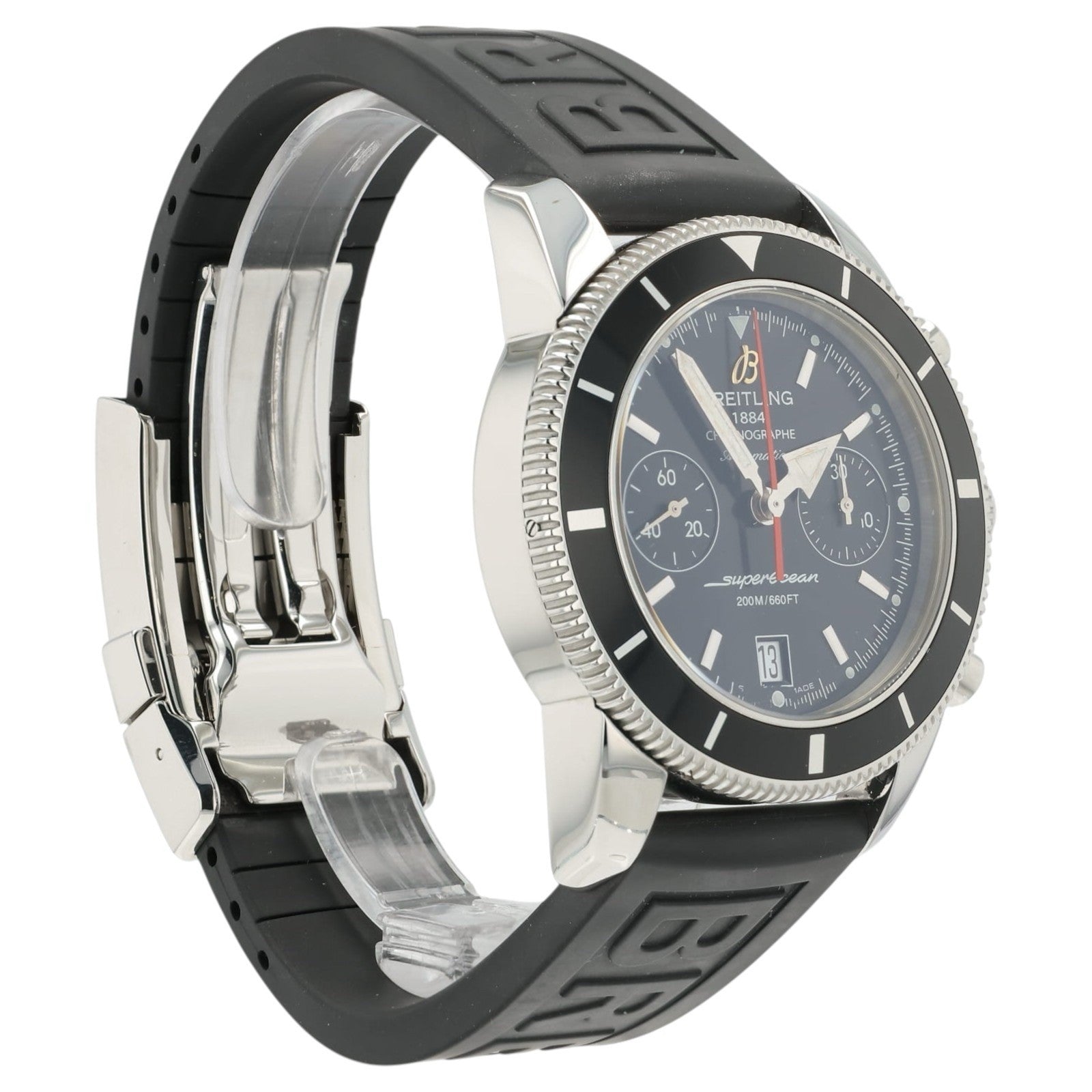 Breitling SuperOcean Black Dial Stainless Steel 44mm Automatic Men’s Watch A2337
