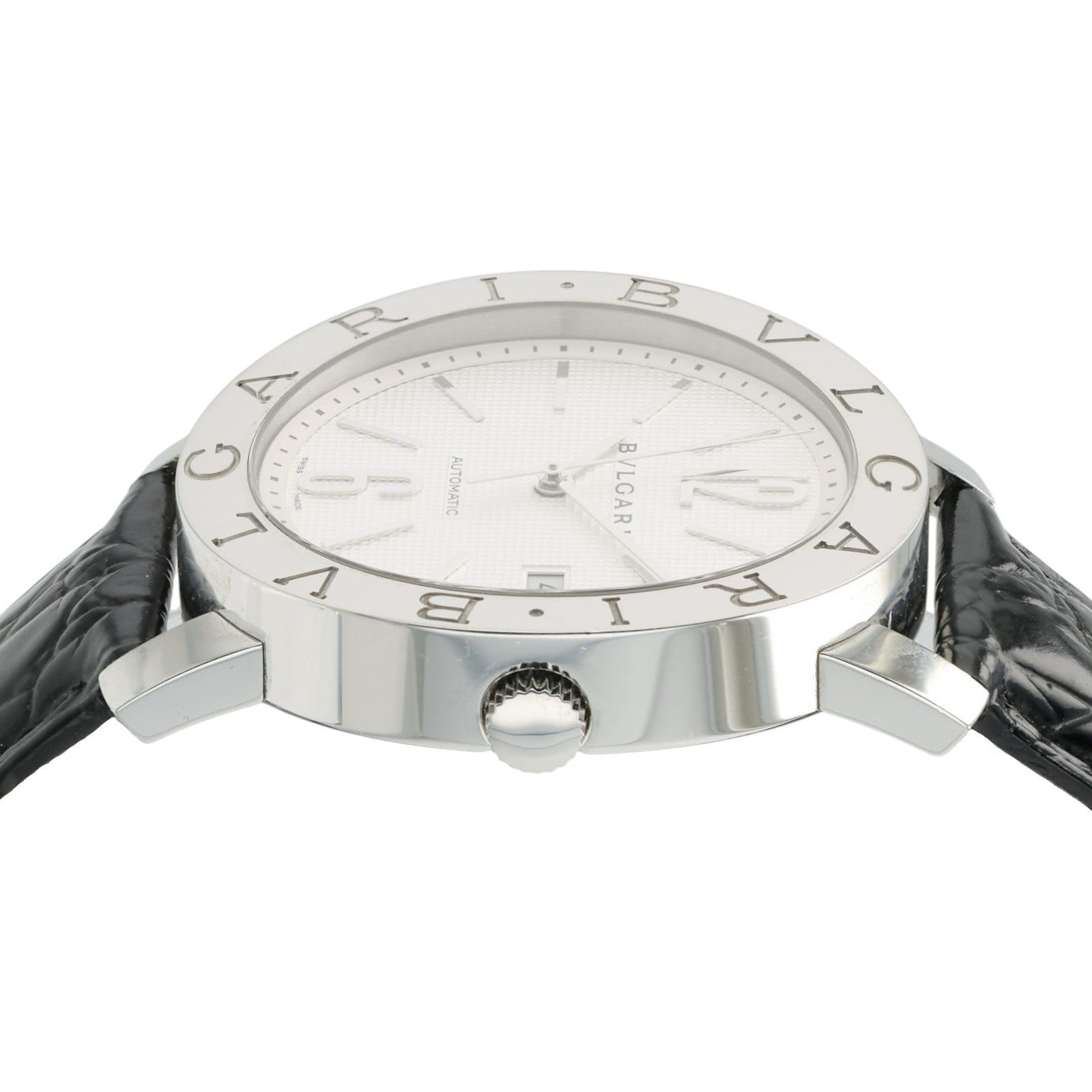 Bvlgari Chronograph White Dial Stainless Steel 42mm Automatic Men’s Watch BB42SL