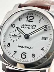 Panerai Luminor Marina Steel White Dial 42mm Automatic Men’s Watch PAM00523