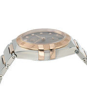 Omega Constellation Brown Dial Rose Gold & Steel 34mm Watch 131.20.34.20.63.001