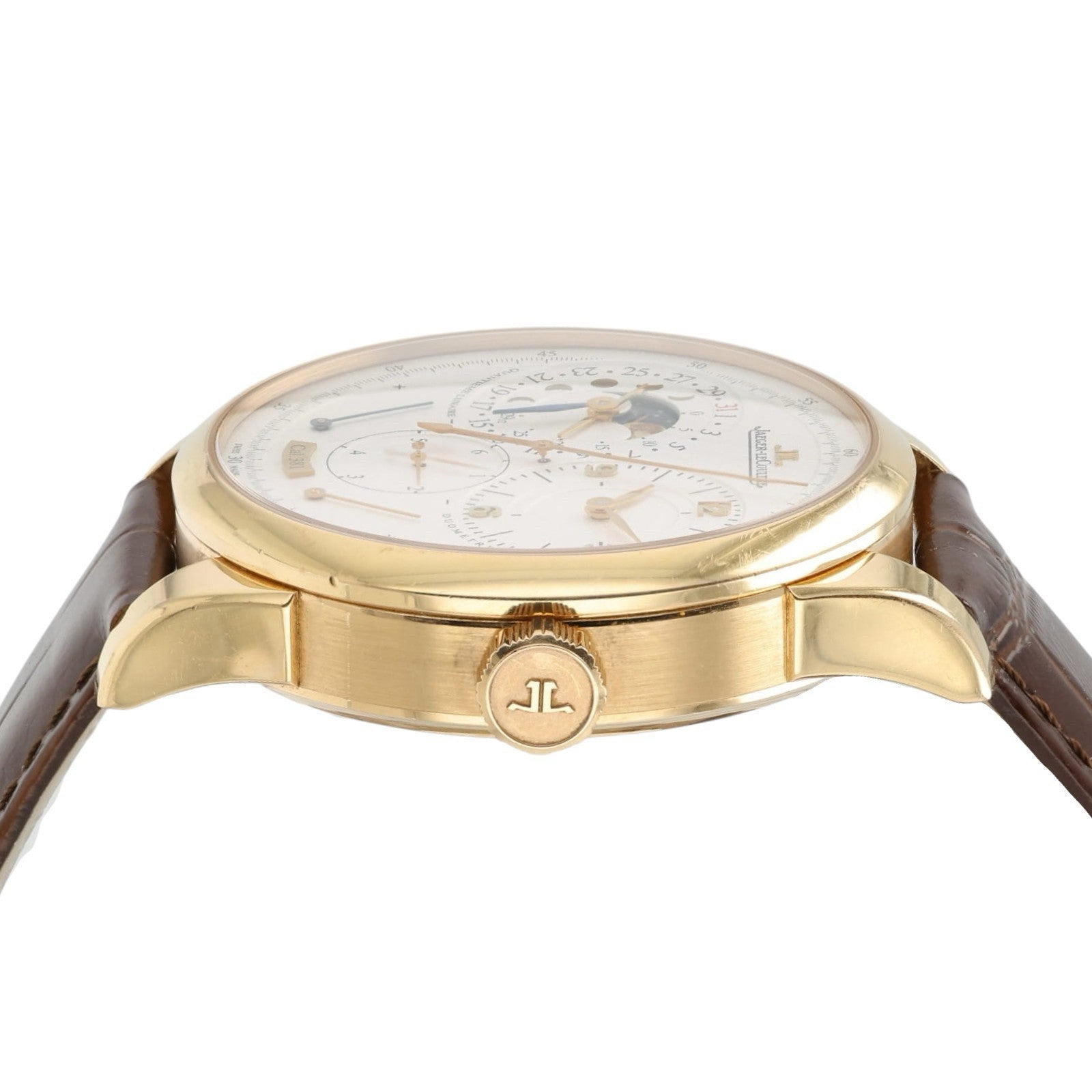 LeCoultre Duometre Silver Dial 18k Rose Gold 40.5mm Manual Men’s Watch Q6042521