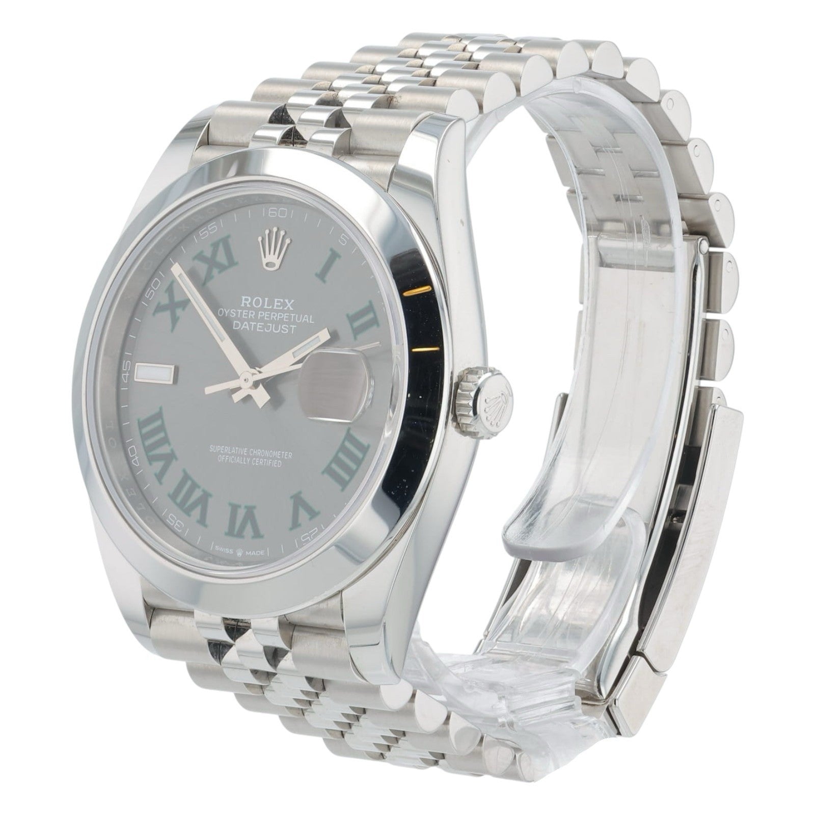 Rolex Datejust Stainless Steel Grey Dial 41mm Automatic Movement Men’s 126300