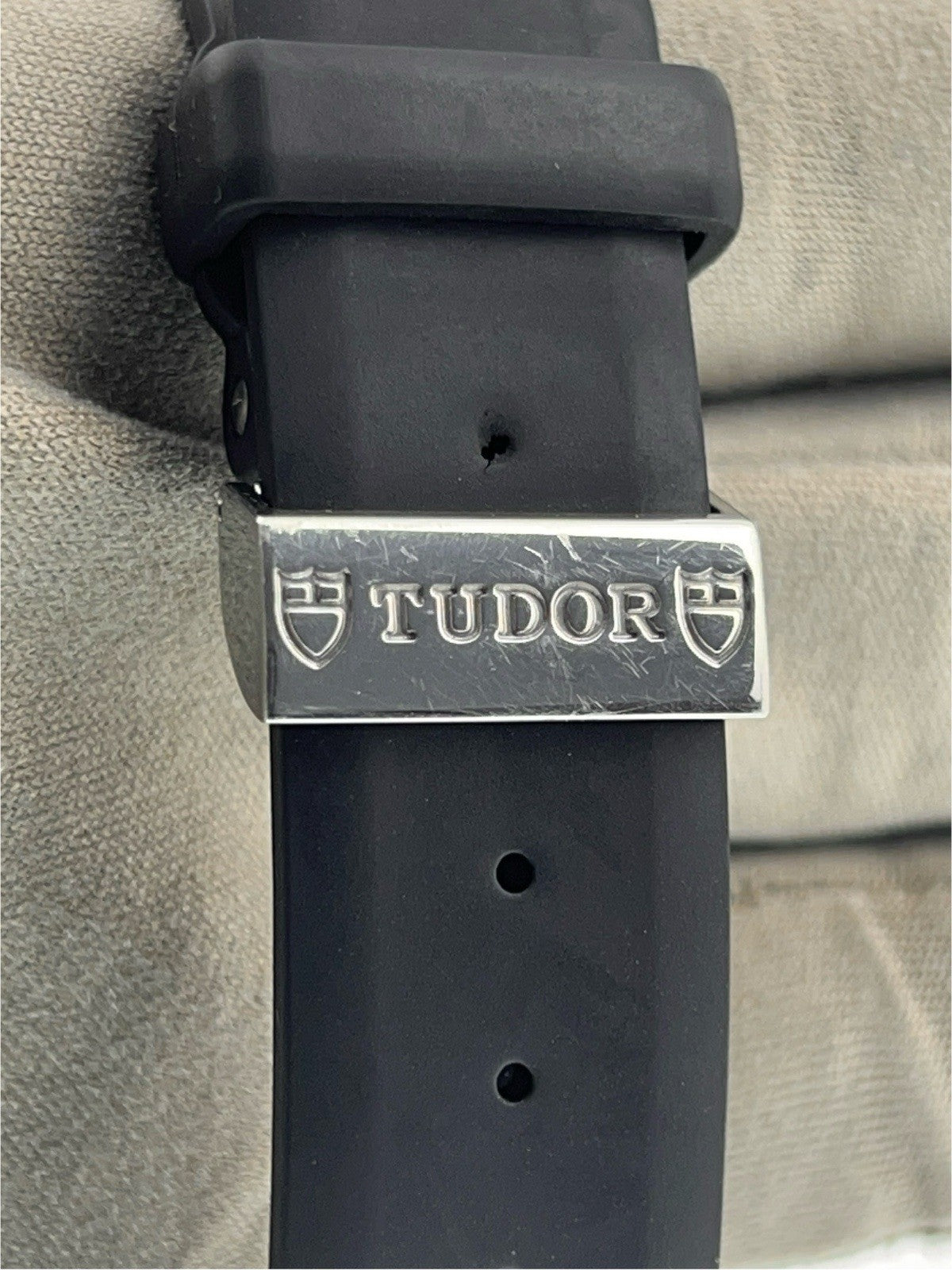 Tudor Sport Chronograph Stainless Steel Black Dial 41mm Automatic Mens 20300 B&P