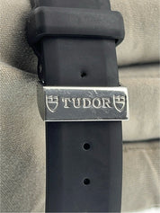 Tudor Sport Chronograph Stainless Steel Black Dial 41mm Automatic Mens 20300 B&P