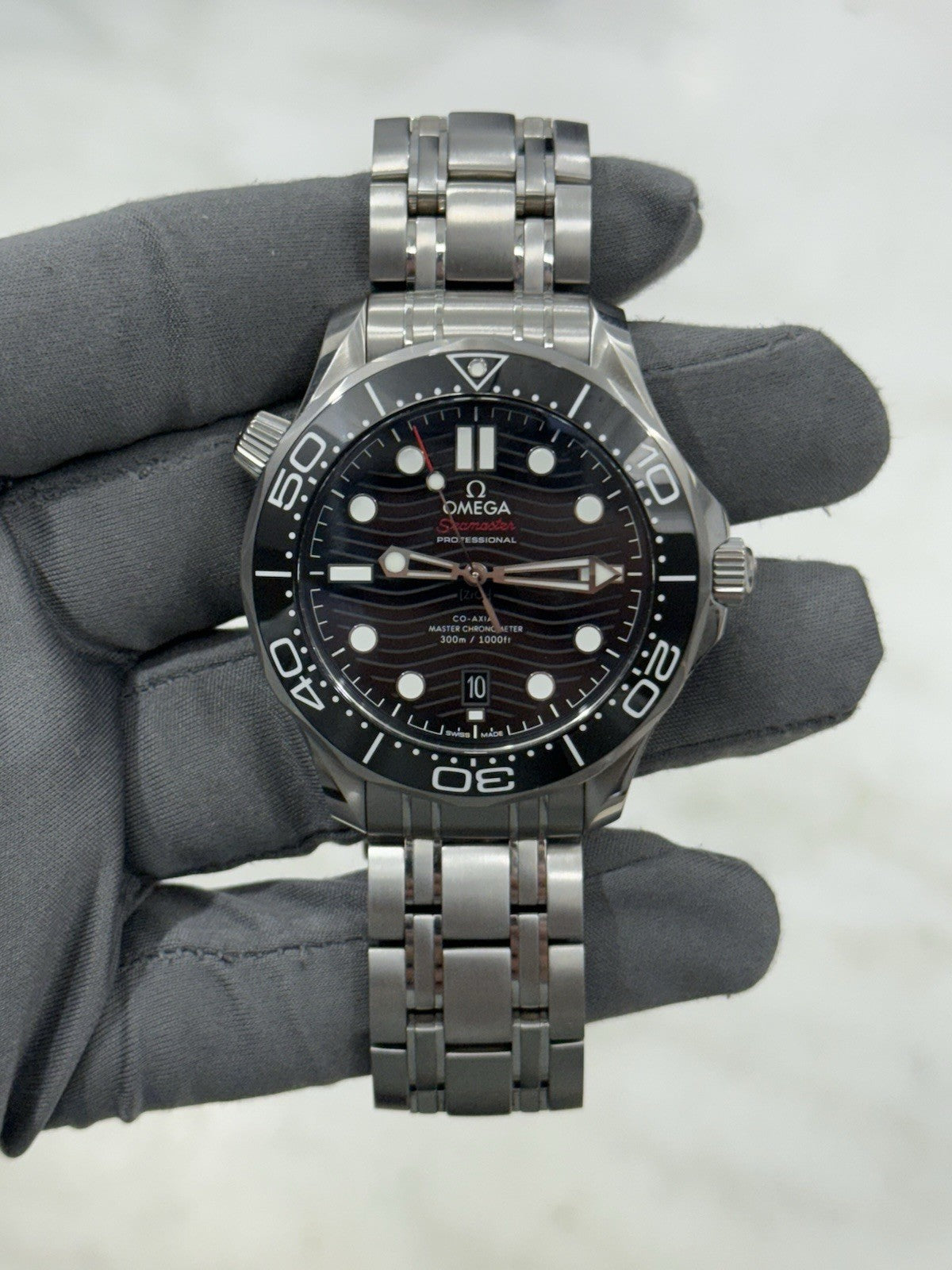 2024 Omega Seamaster 300m Diver Black Ceramic Watch 210.30.42.20.01.001