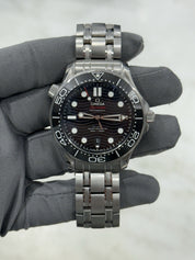 2024 Omega Seamaster 300m Diver Black Ceramic Watch 210.30.42.20.01.001