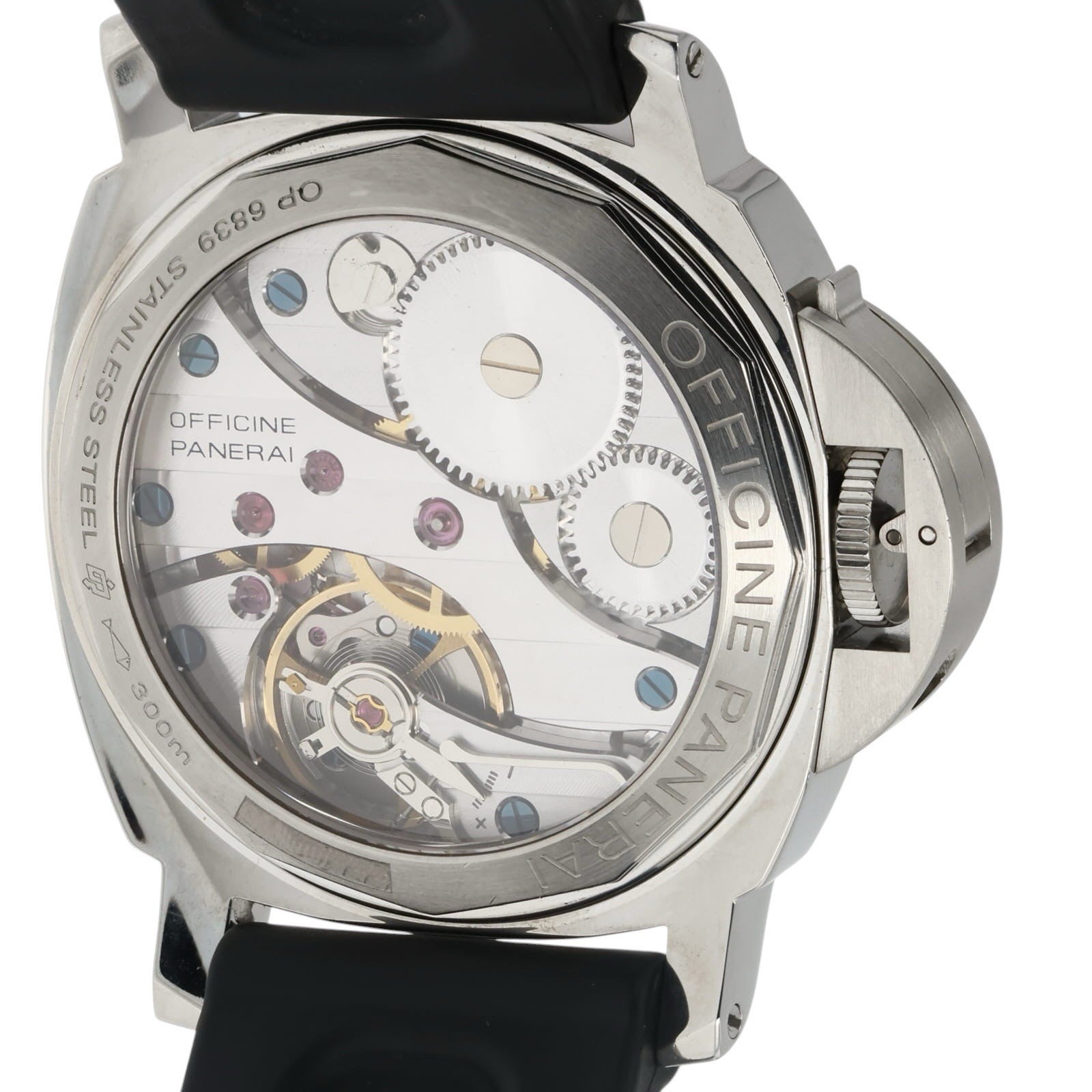 Panerai Luminor Stainless Steel Black Dial 44mm Manual Wind Men’s Watch PAM00219