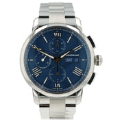 Montblanc Star Legacy Blue Dial Stainless Steel 42mm Automatic Mens Watch 130972
