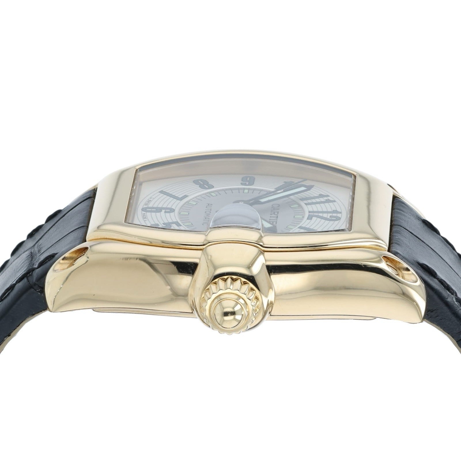 Cartier Roadster Silver Dial 18k Yellow Gold 37mm Automatic Men’s Watch W62003V2