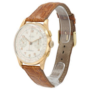 Accro 310 Silver Dial 18k Rose Gold 39.5mm Manual Wind Movement Mens Watch