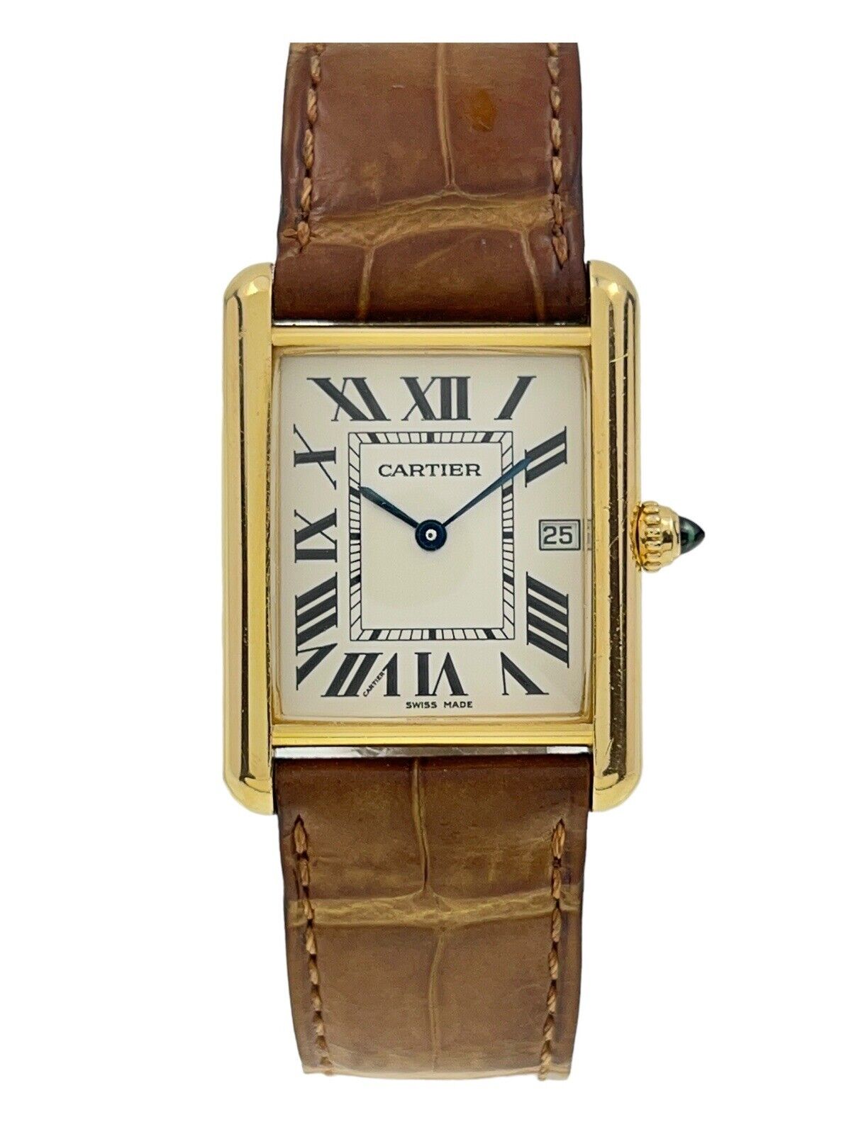 Cartier Tank Louis 18k Yellow Gold 25mm Quartz Watch 2441