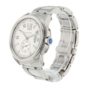 Cartier Caliber de Cartier Stainless Steel Silver Dial 42mm Automatic W7100015