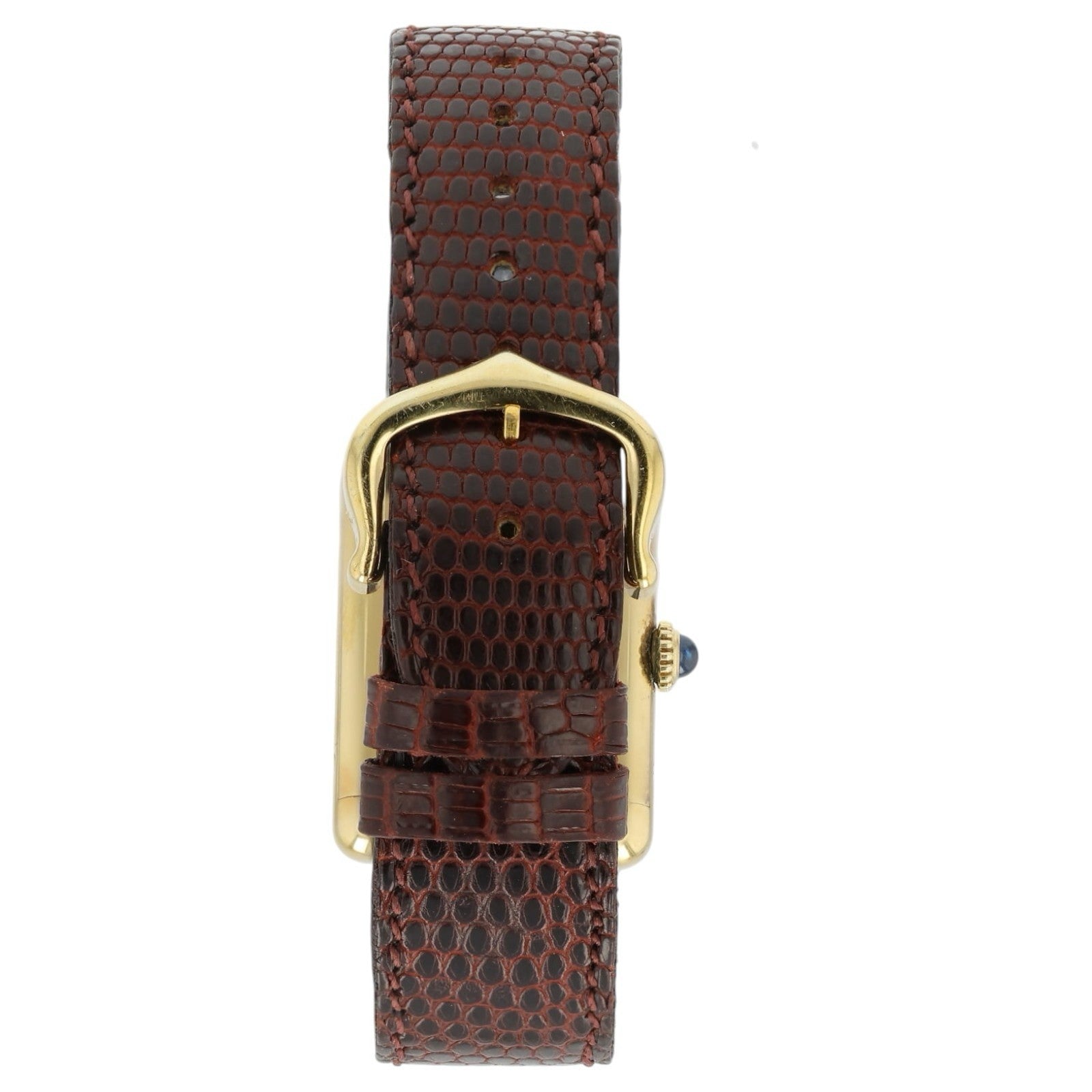 Must De Cartier Tank Multi Color Trinity Dial Vermeil Case 20.5mm x 28mm Manual
