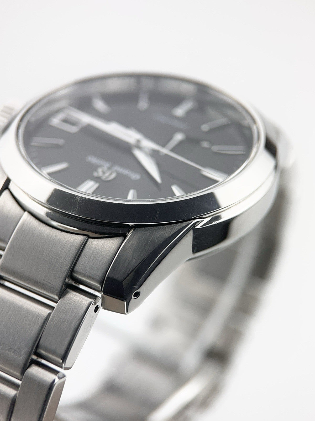 Grand Seiko Heritage Steel Black Dial 39mm Automatic Men's Watch SBGA227