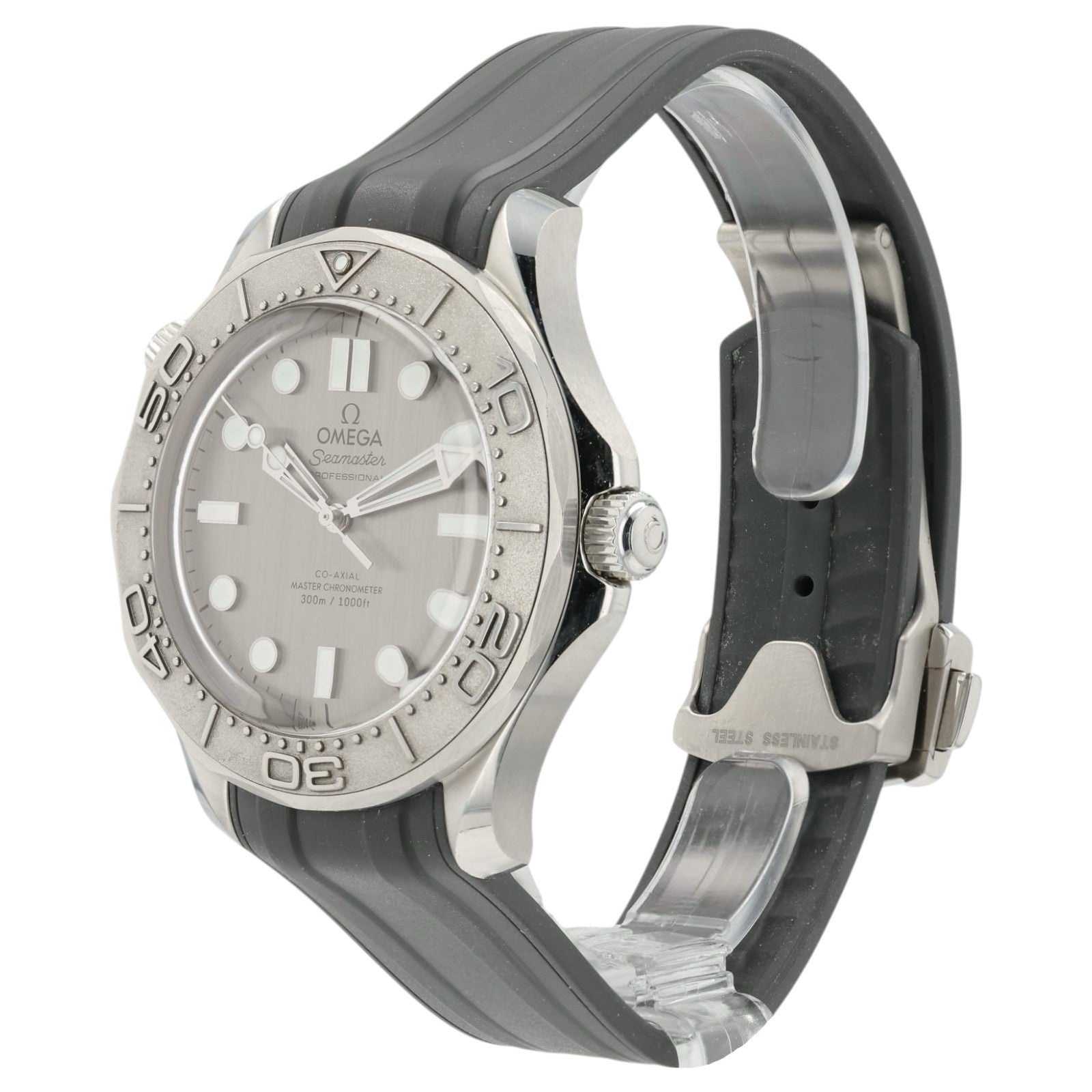 Omega Seamaster Gray Dial Steel 42mm Automatic Mens Watch 210.30.42.20.06.002