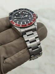 2019 Tudor Black Bay GMT Pepsi Black Dial Stainless Steel Men's Watch 79830RB