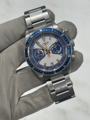 Tudor Heritage Chronograph Blue Stainless Steel 42mm Automatic Mens Watch 70330B