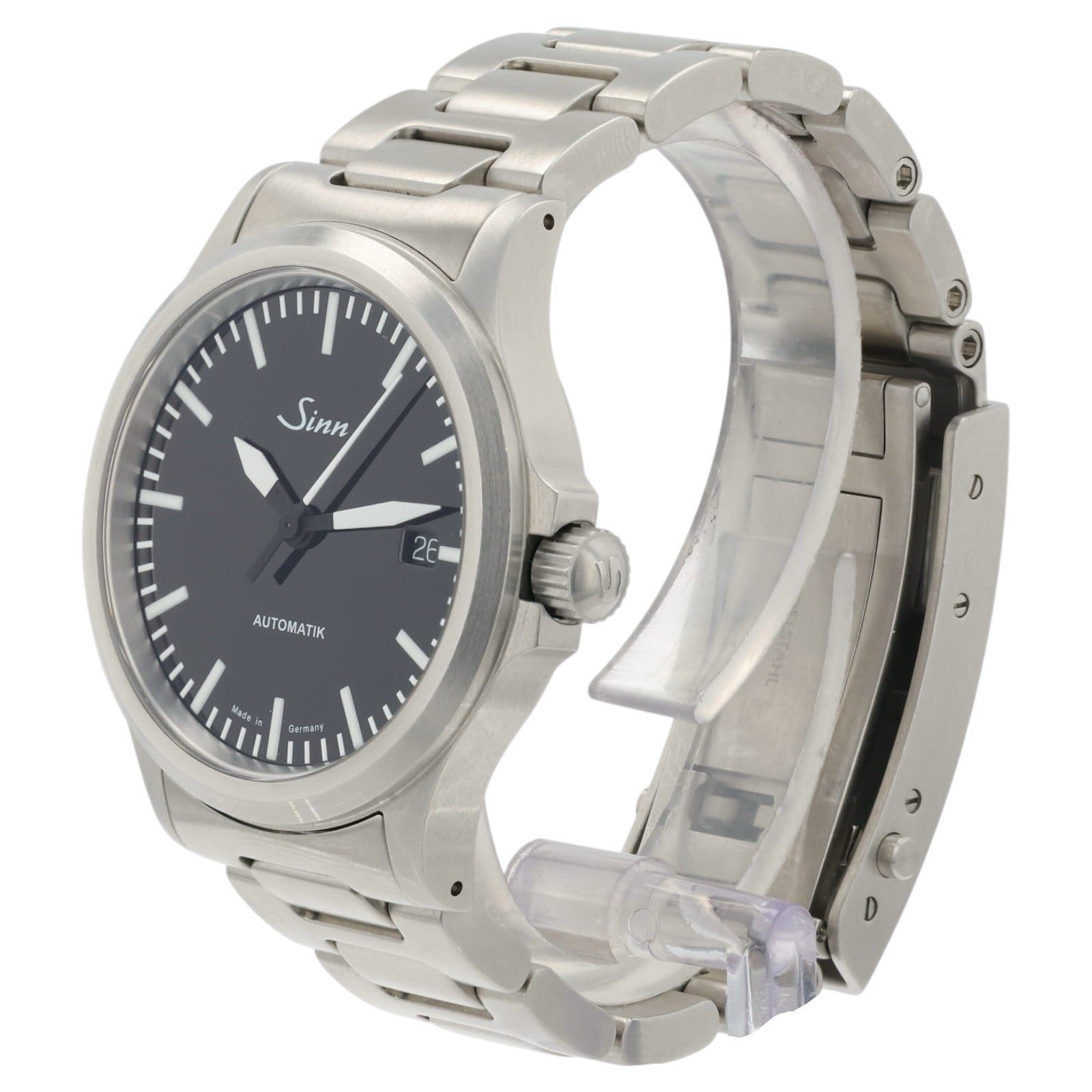 Sinn 556 Black Dial Stainless Steel 38.5mn Automatic Movement Men’s Watch 556