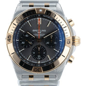 Breitling Chronomat Grey Dial Gold & Steel 42mm Automatic Men’s Watch UB0134