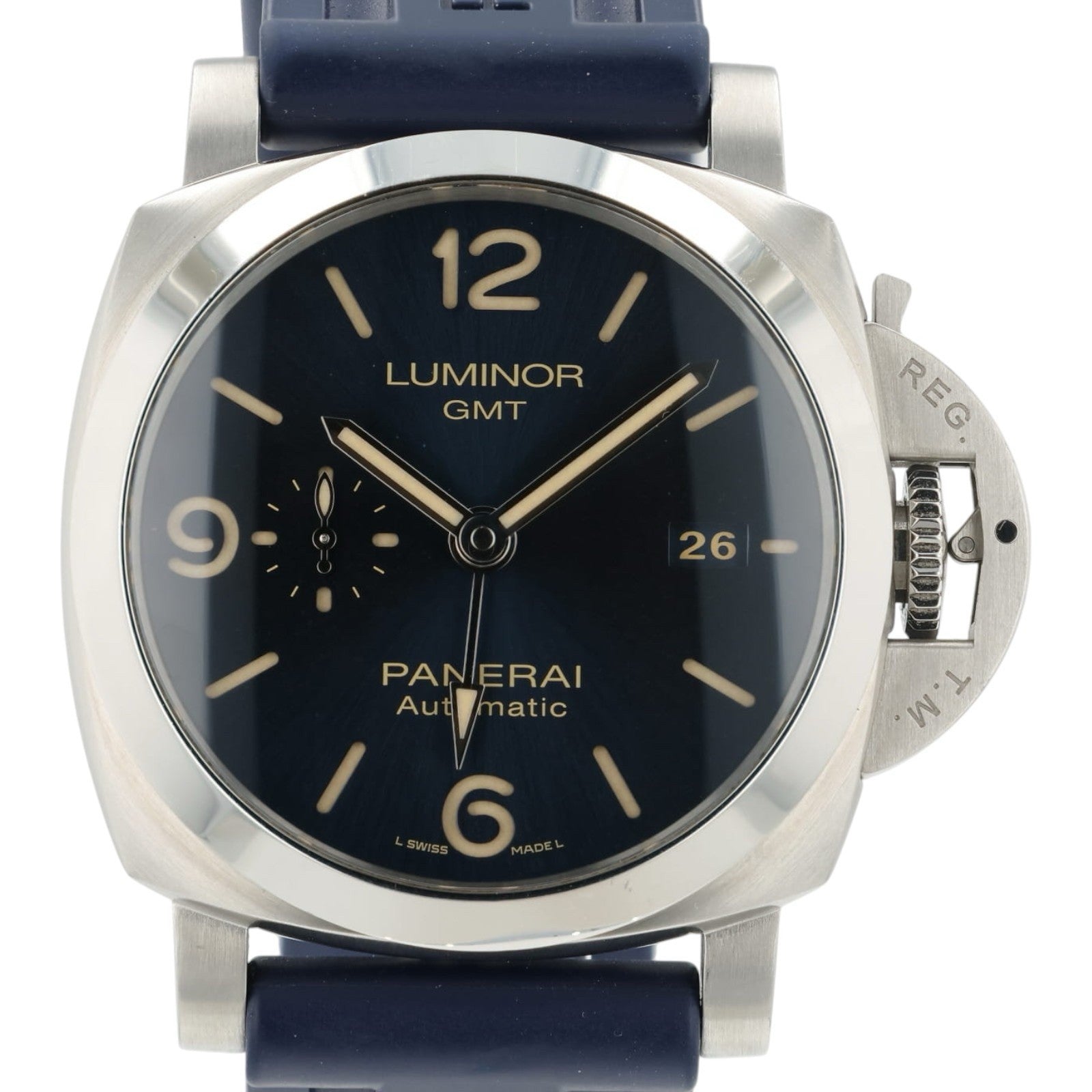 Panerai Luminor Blue Dial Stainless Steel 44mm Automatic Men’s Watch PAM01033
