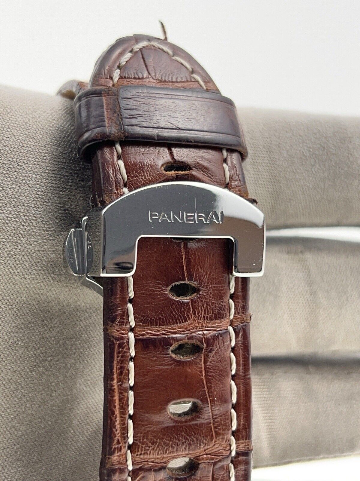 Panerai Luminor Chrono Steel 40mm Automatic Men’s Watch PAM00074 - Box/Paper