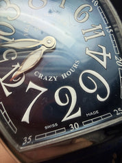 Franck Muller Crazy Hours Blue Dial Steel 43x33mm Auto Men's Watch 7880 CH II NR