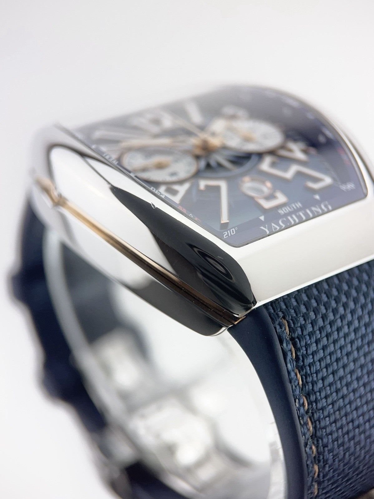 Franck Muller Vanguard Steel And Gold Blue Dial 44mm Automatic Men’s V45SCDT