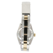Rolex Oyster Silver Dial 18k Yellow Gold & Steel 24mm Automatic Women's 76183