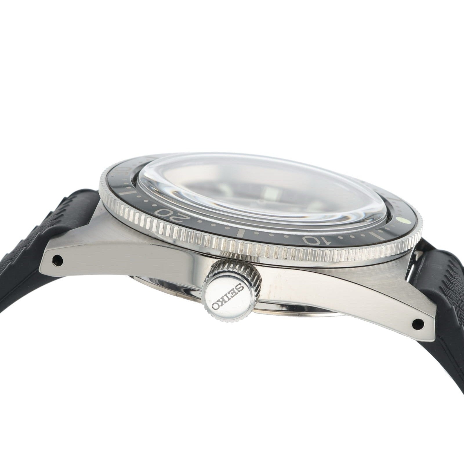 Seiko Prospex Stainless Steel Grey Dial 38mm Automatic Movement Mens SJE093