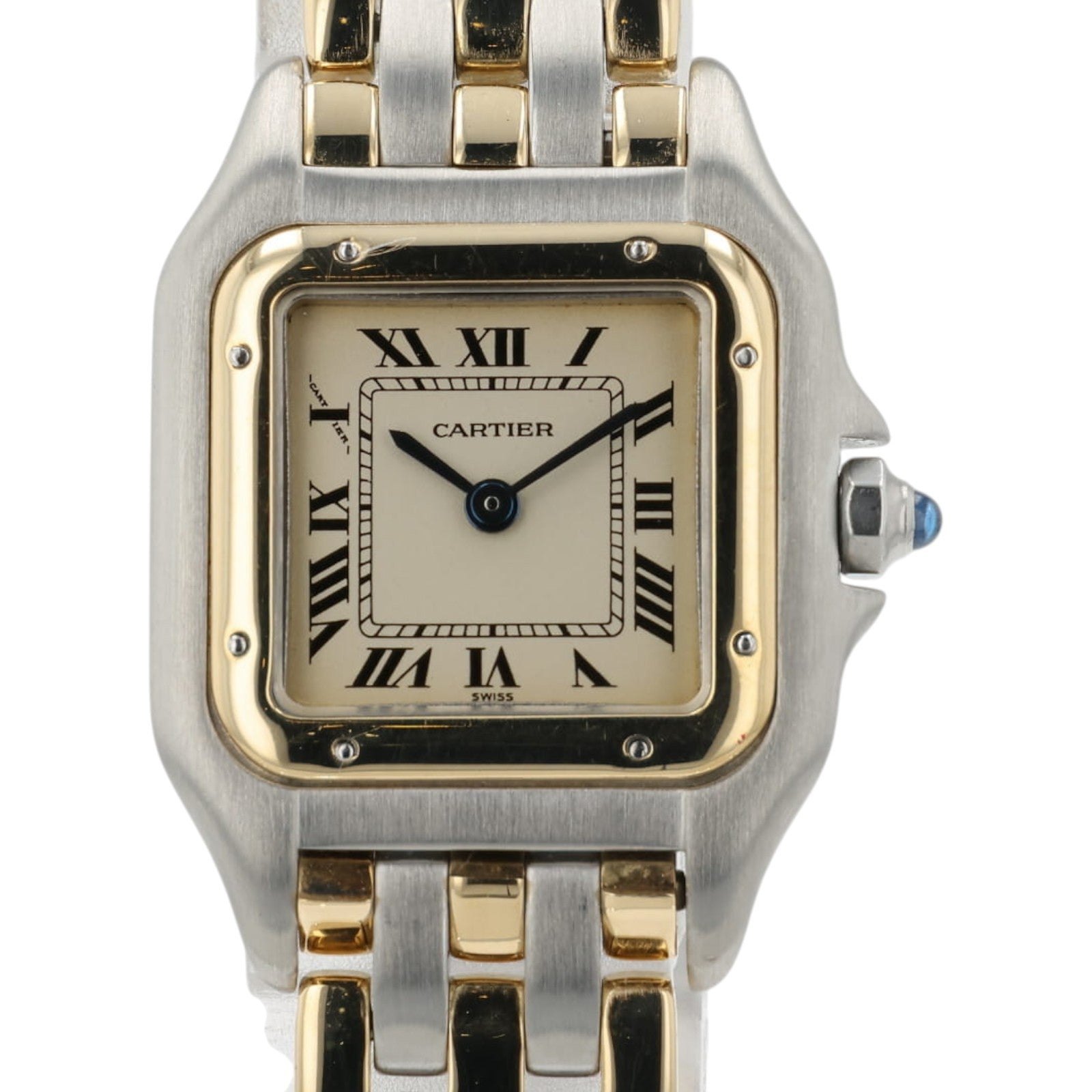 Cartier Panthere Two-Tone Silver Dial Stainless Steel & Gold 22mm Watch 6692