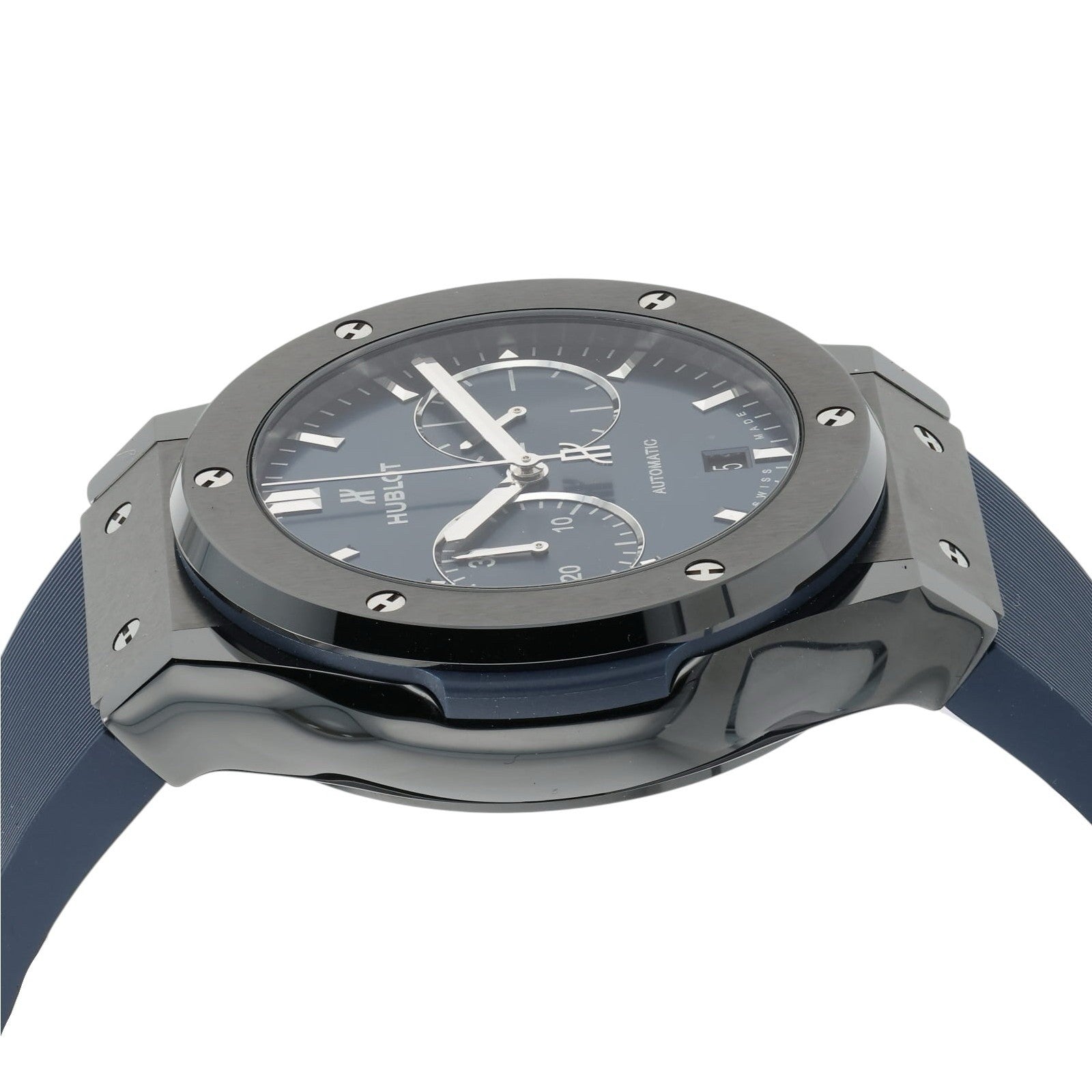 Hublot Classic Fusion Blue Dial Ceramic 45mm Automatic Men’s 521.CM.7170.RX