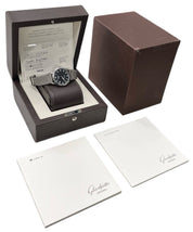 Glashutte Original Senator Steel Black Dial 40mm Automatic Mens 1-36-01-03-02-66
