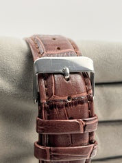 Cartier Santos Dumont Manual Wind 35mm 18k White Gold - AM Diamonds