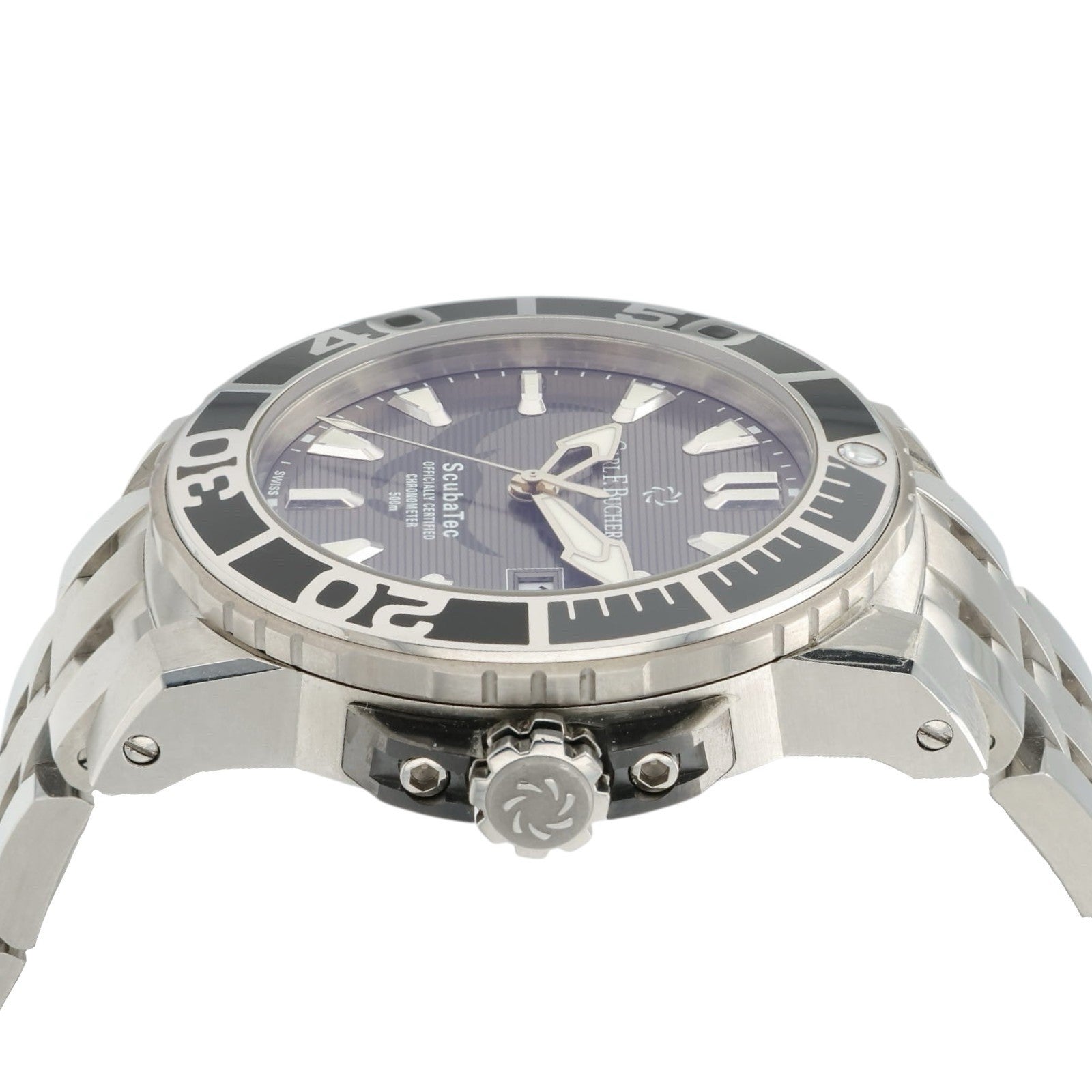 Carl F Bucherer ScubaTec Gray Dial Steel 44mm Automatic Men’s 00.10632.23.33.98