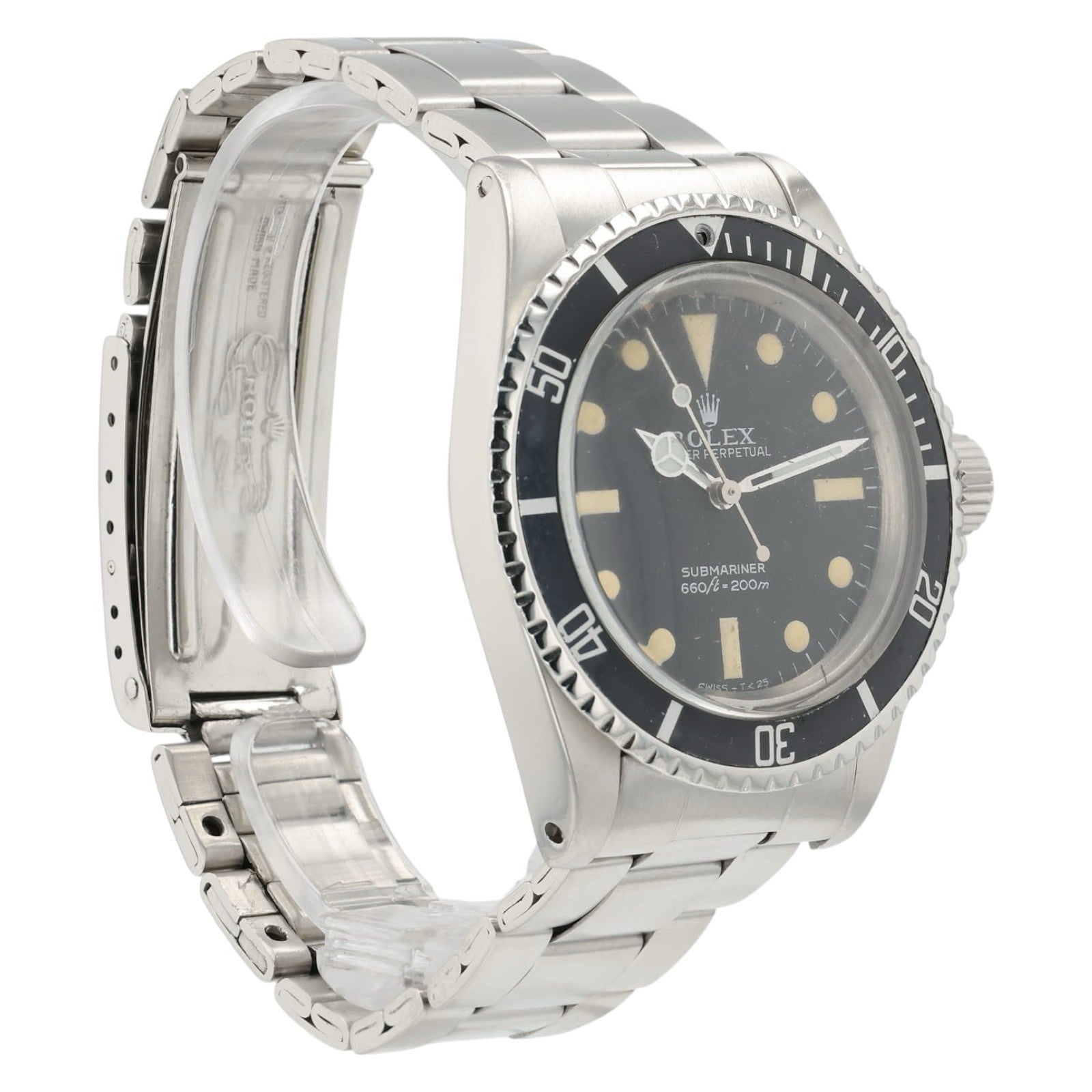 Rolex Submariner No-Date Black Dial Steel 40mm Automatic Men’s Watch 5513