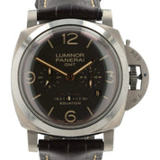 Panerai Luminor GMT Brown Dial Titanium 47mm Manual Wind Men’s Watch PAM00656