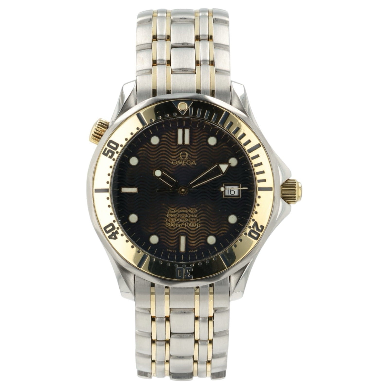 Omega Seamaster Blue Dial Gold & Steel 39.5mm Automatic Movement Men’s 2332.80
