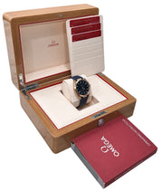 Omega Seamaster 18k Rose Gold Blue Dial 41mm Automatic Watch 220.52.41.21.001