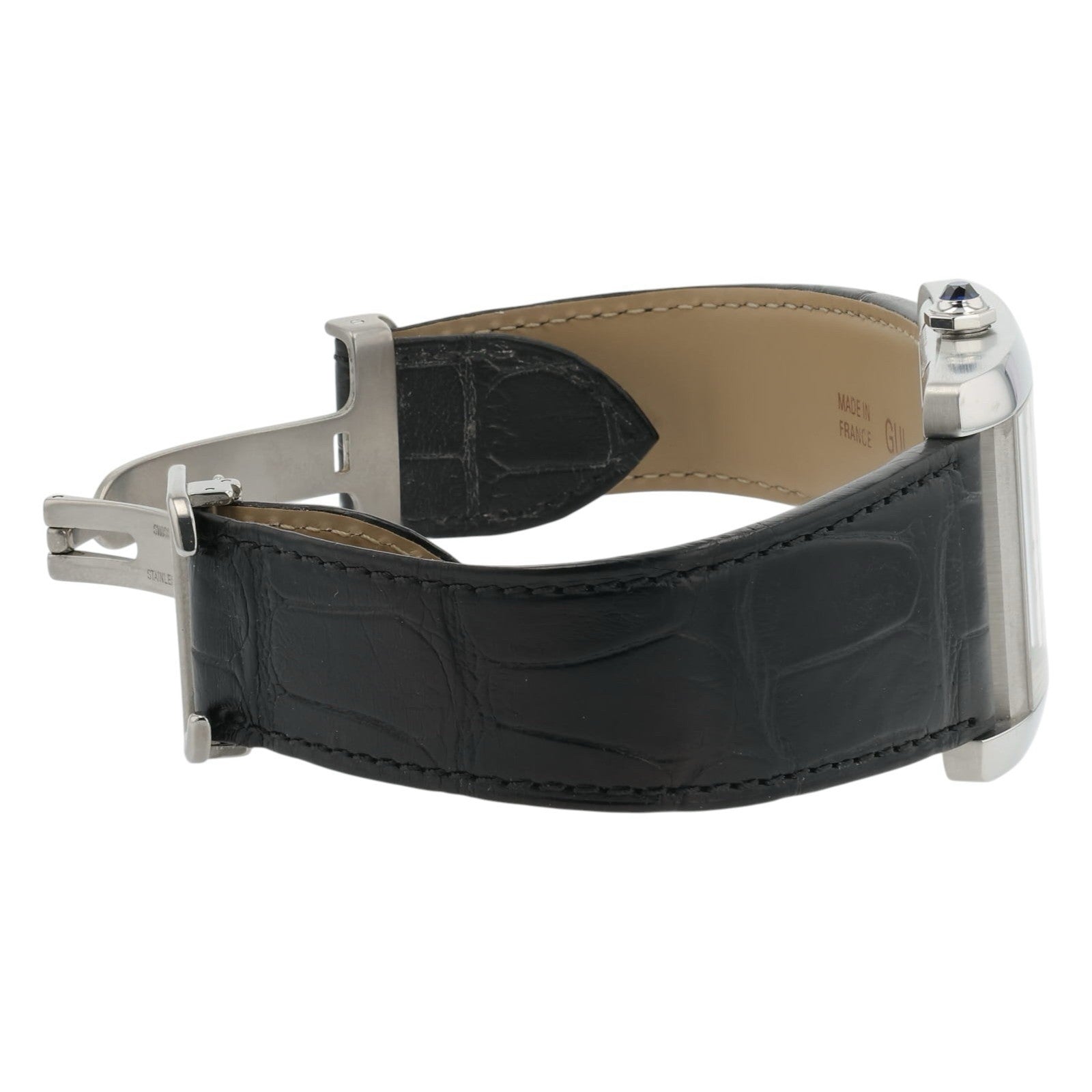 Cartier Tank MC Automatic Large Model Stainless Steel Men's Watch W5330003