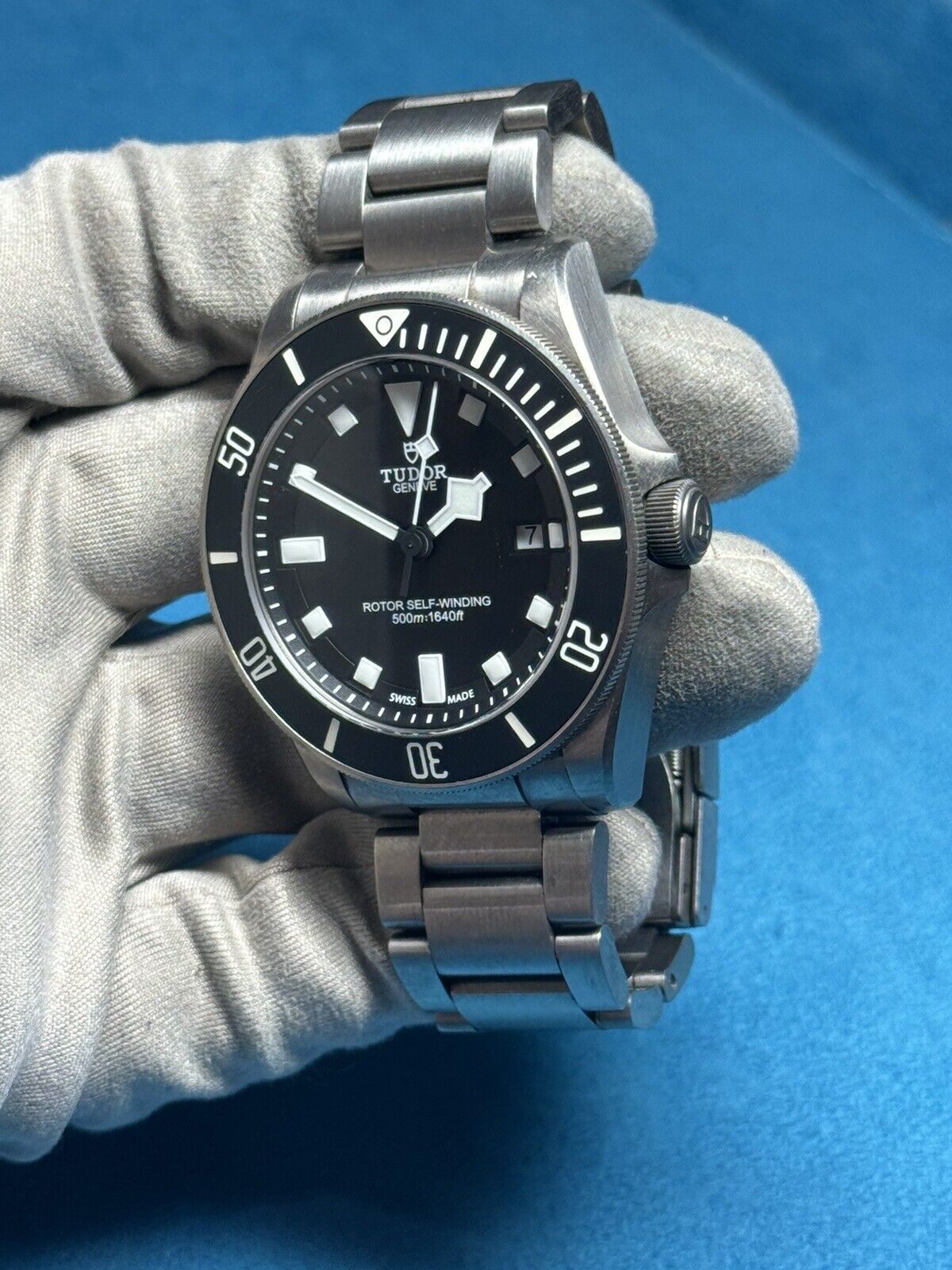 TUDOR Pelagos 25500TN Automatic Titanium Watch Black Dial Mens - Watch Only