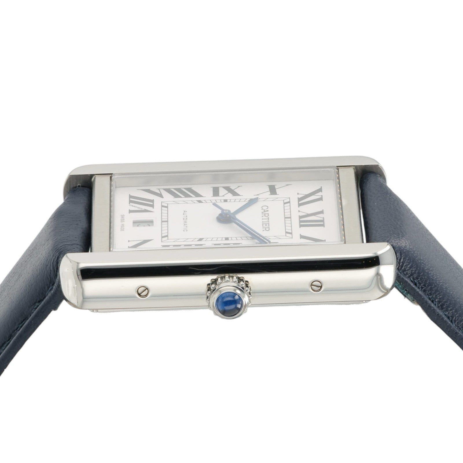 Cartier Tank XL Silver Dial Stainless Steel 31mm Automatic Men's Watch W5200027