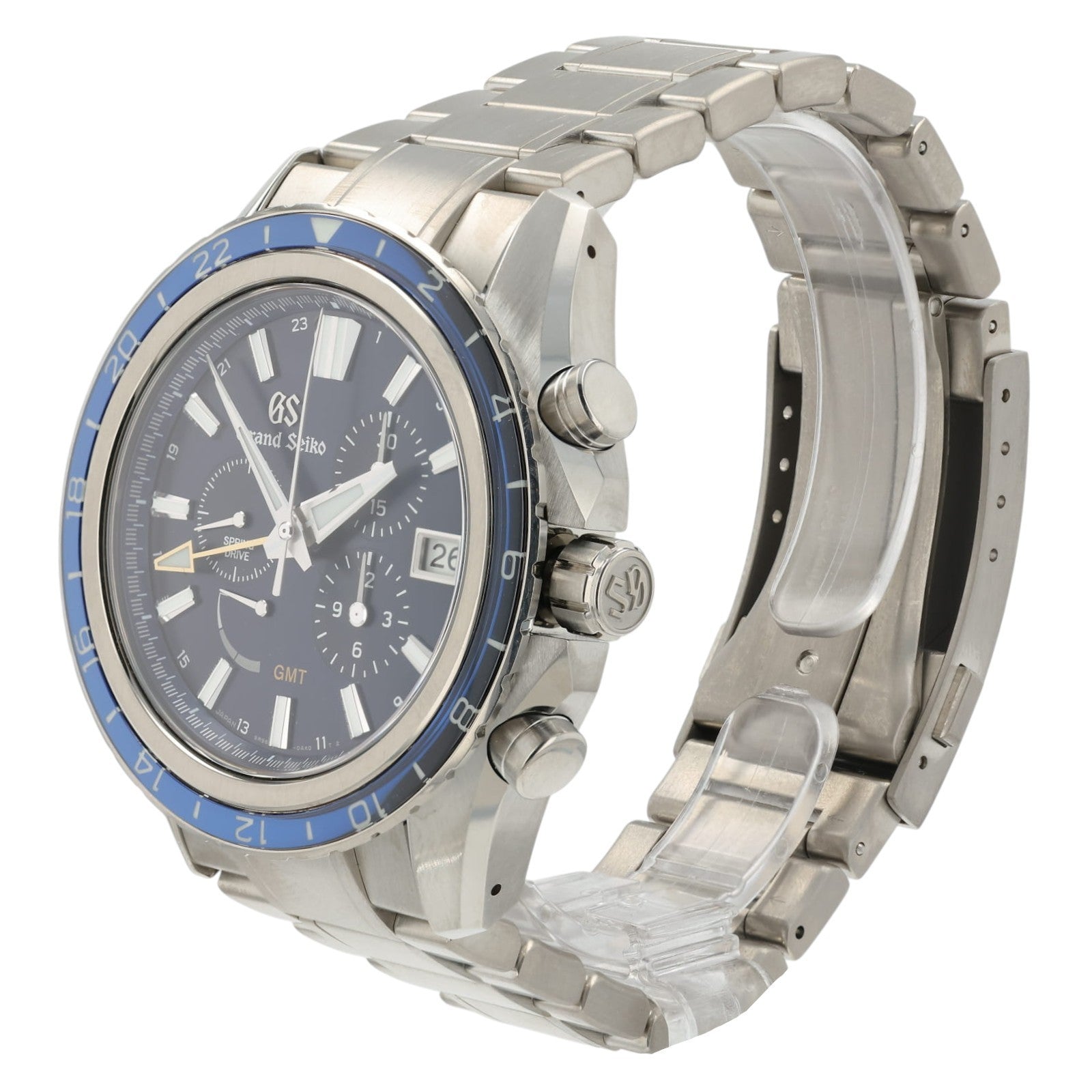 Grand Seiko Evolution 9 Blue Dial Titanium 45mm Automatic Men's Watch SBGC249
