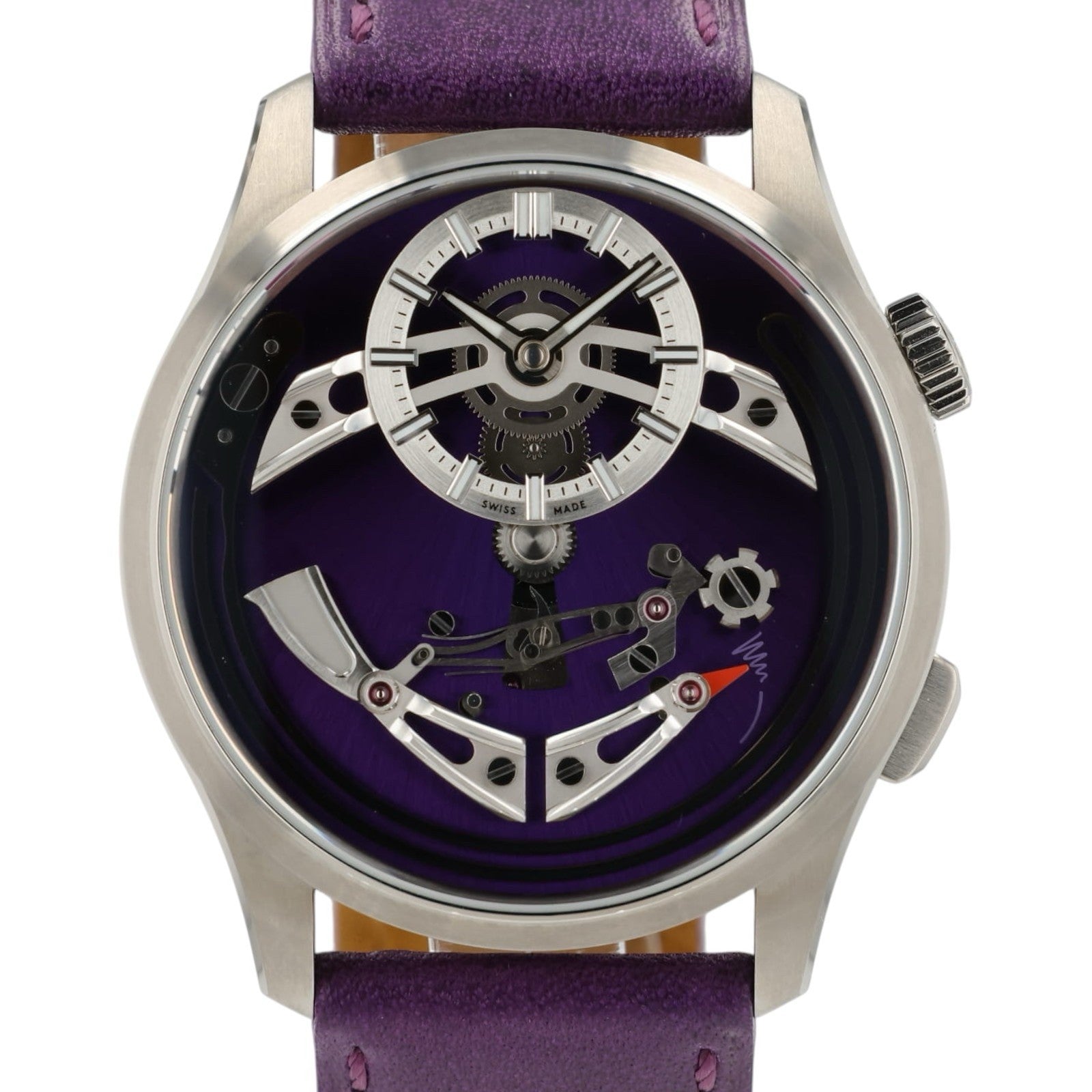Christopher Ward Bel Canto Purple Dial Titanium 41mm Automatic Men’s Watch