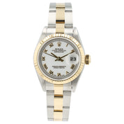 Rolex Lady Datejust White Dial Gold & Steel 26mm Automatic Womens Watch 69173