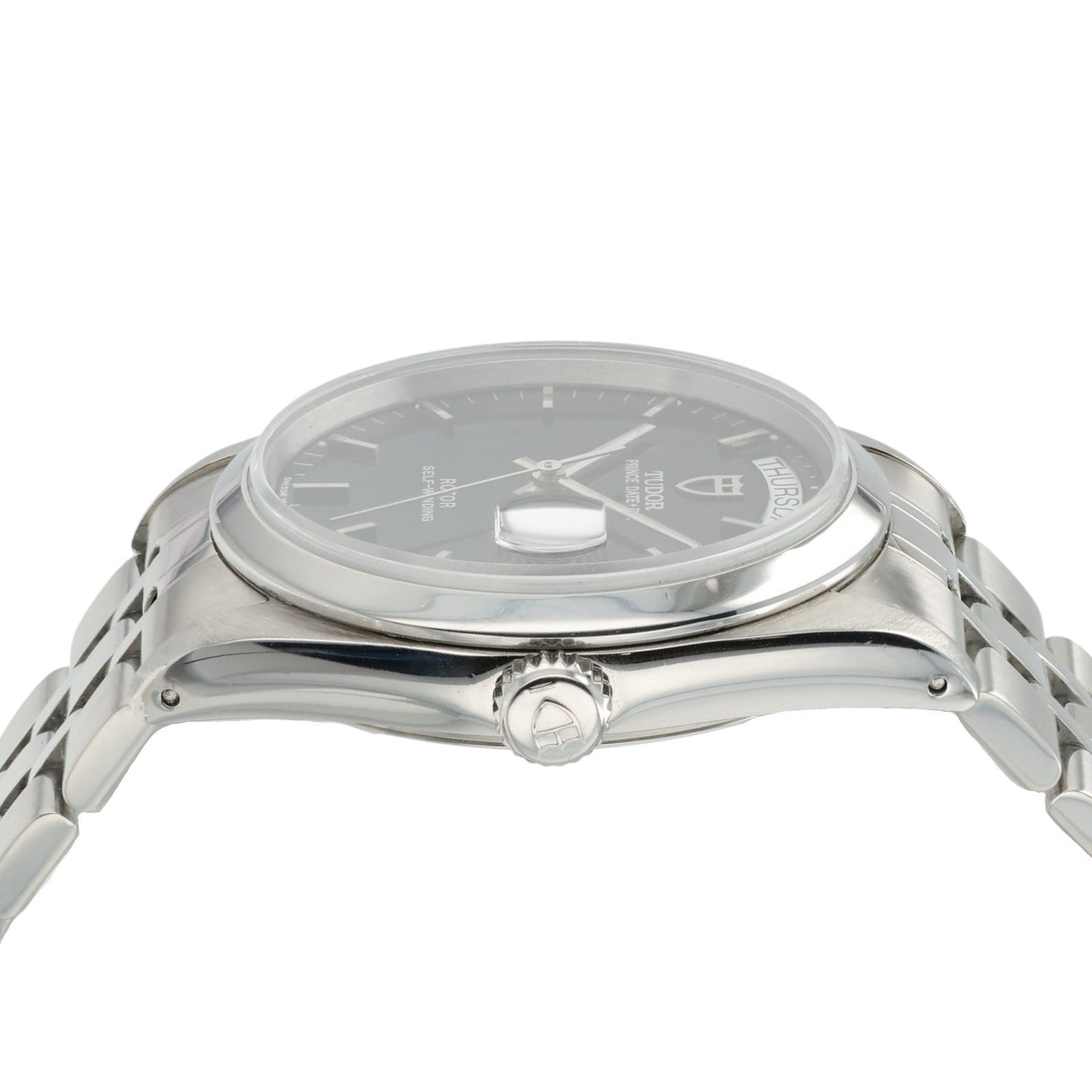 Tudor Prince Date-Day Black Dial Stainless Steel 36mm Automatic Men’s 76200
