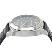 Panerai Luminor Black Dial Stainless Steel 44mm Manual Wind Mens Watch PAM0002